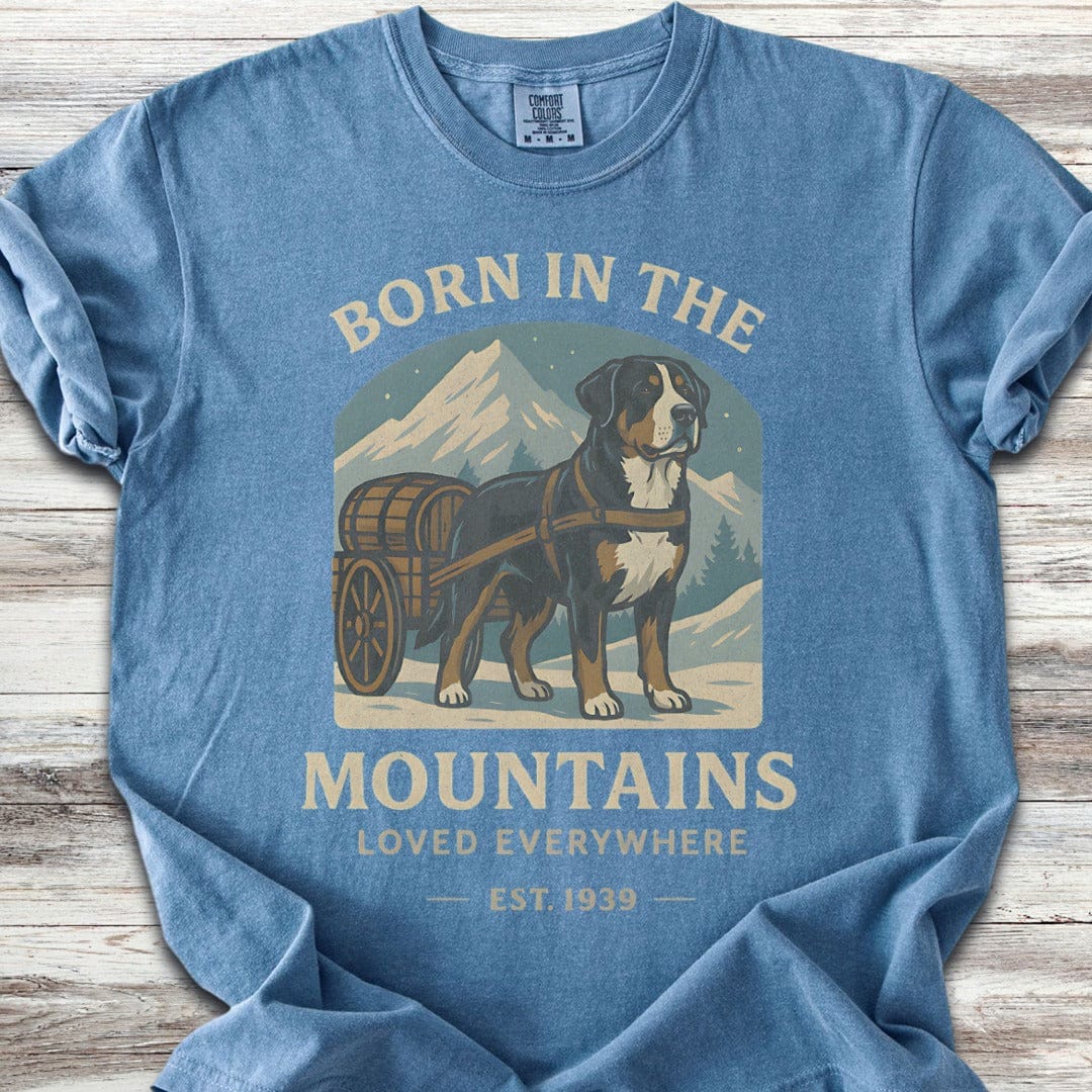 Swiss Mountain Dog Born T-Shirt