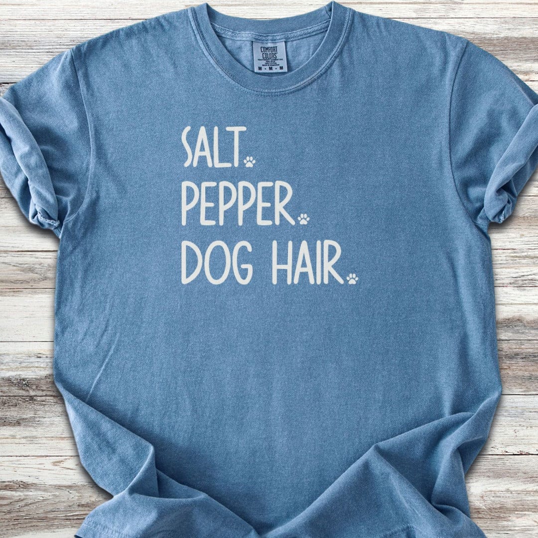 Salt Pepper Dog Hair T-Shirt