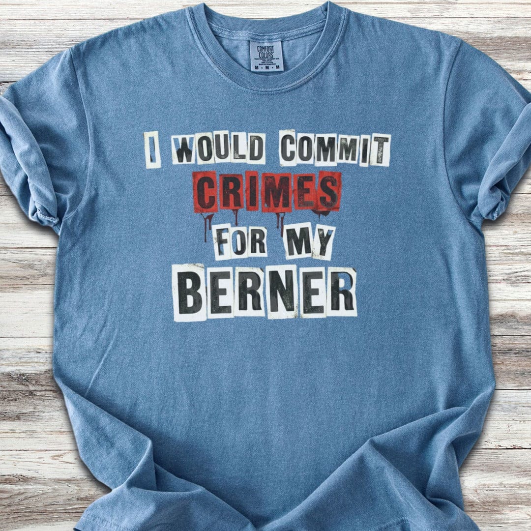 Bernese Mountain Dog Crimes T-Shirt
