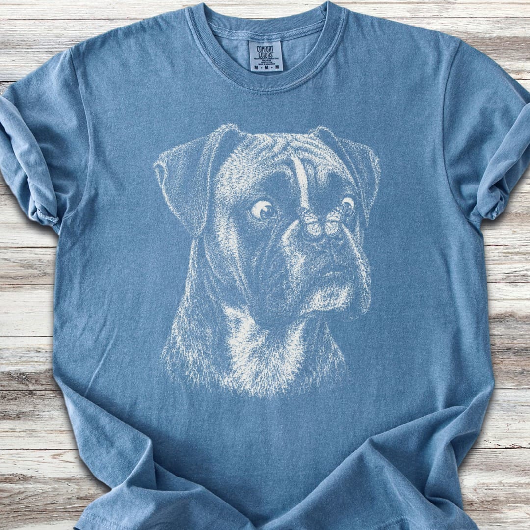 Boxer Butterfly T-Shirt