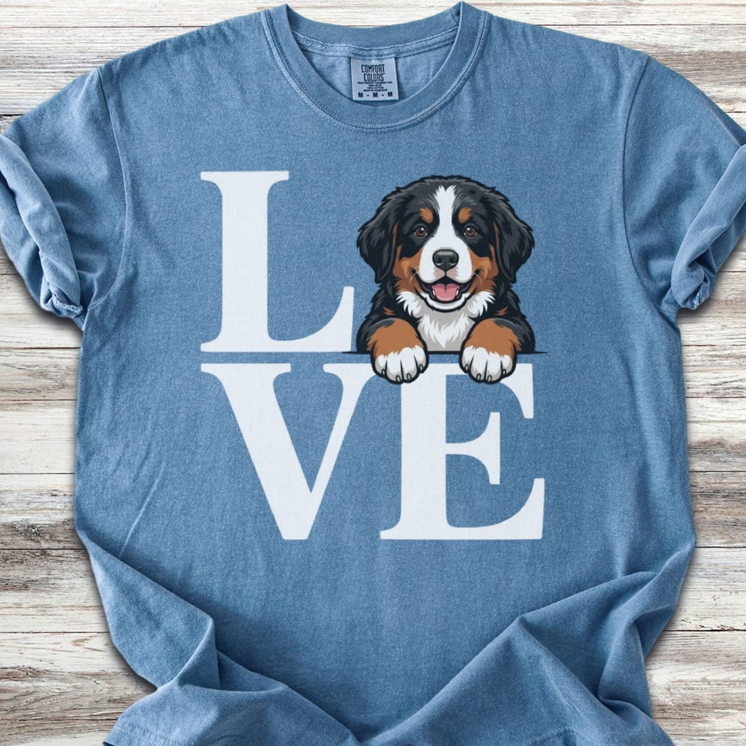Bernese Mountain Dog Puppy Love T-Shirt