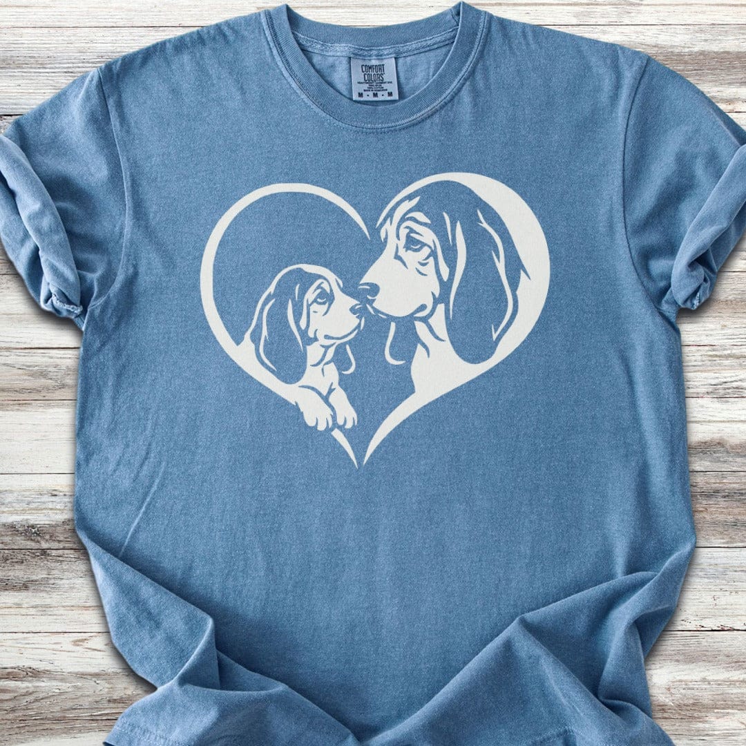 Basset Hound Heart Bond T-Shirt