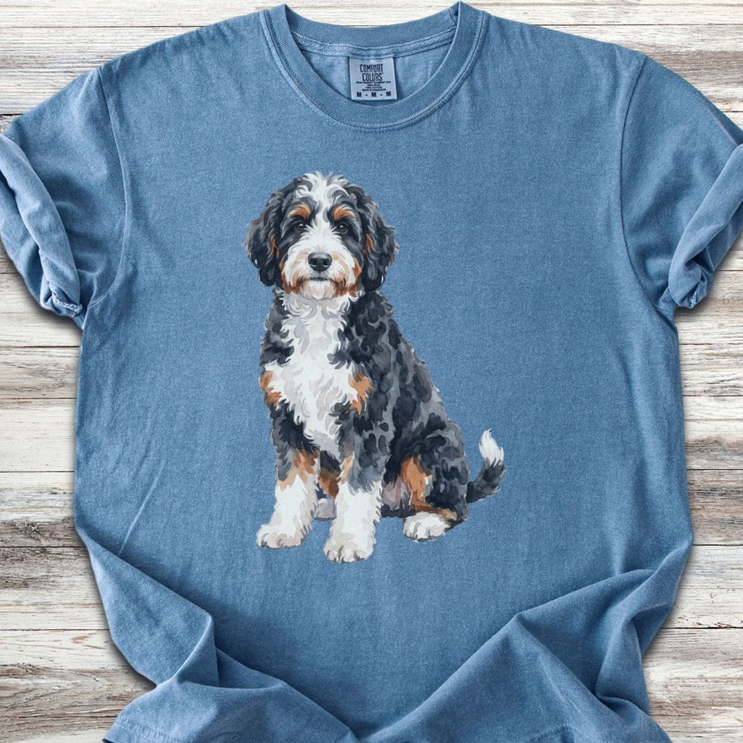 Bernedoodle Watercolor T-Shirt