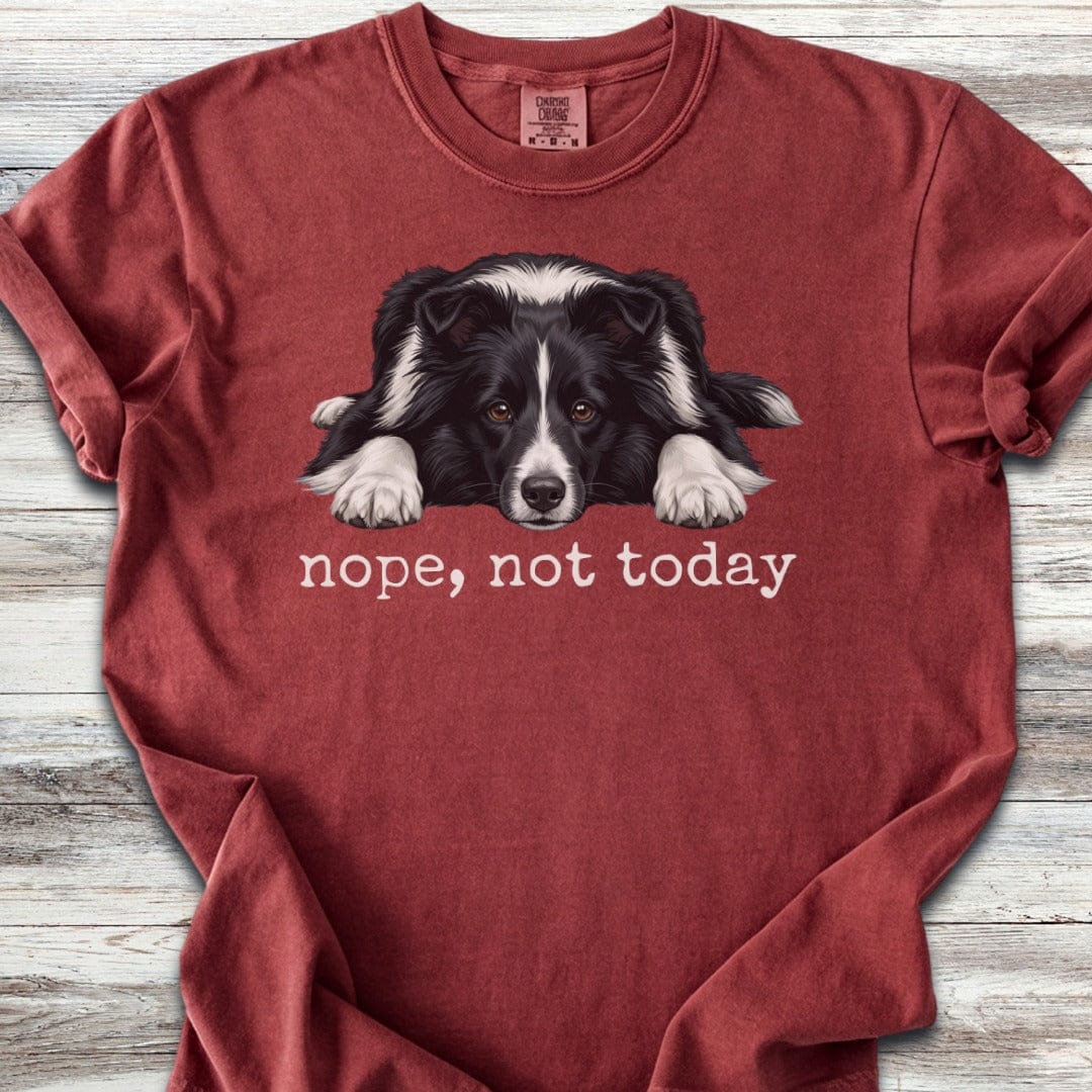 Shetland Sheepdog Bi-Black Nope T-Shirt