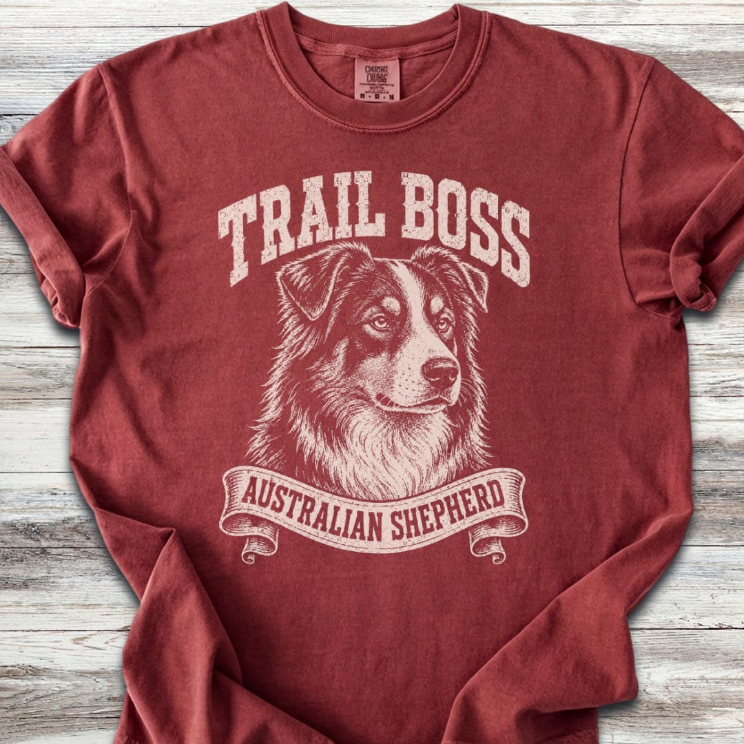 Australian Shepherd Trail Boss T-Shirt