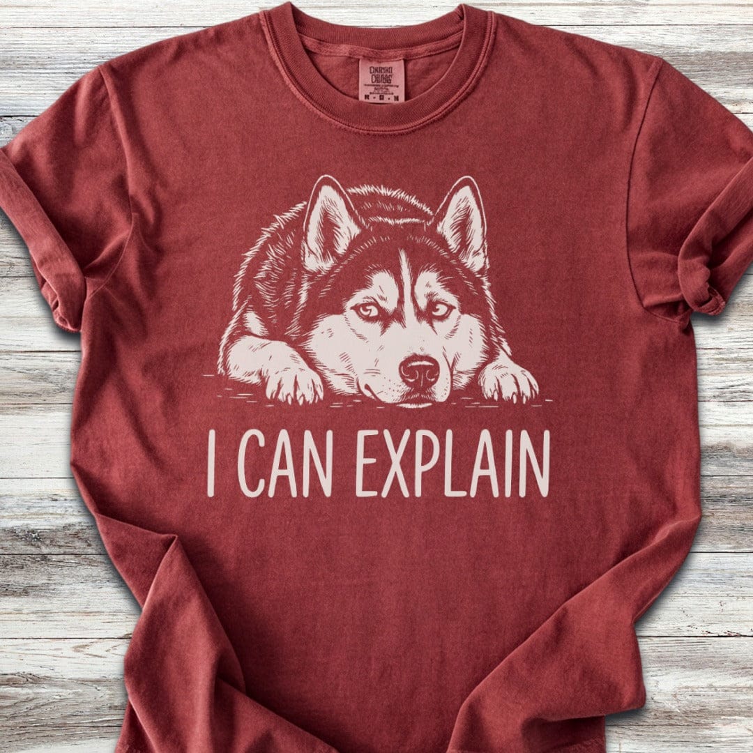 Husky Explain T-Shirt