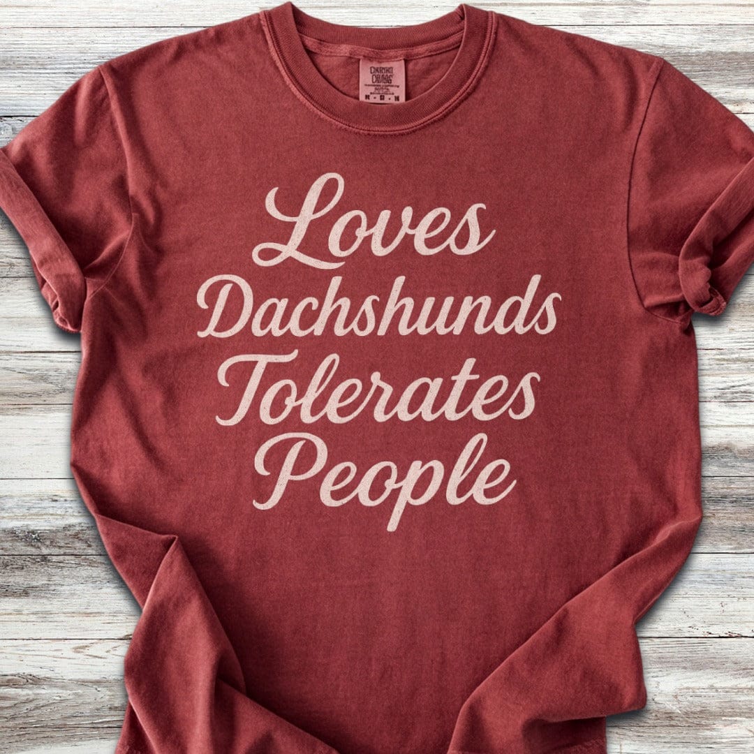 Dachshund Tolerates People T-Shirt