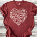Bernedoodle Heart Script T-Shirt