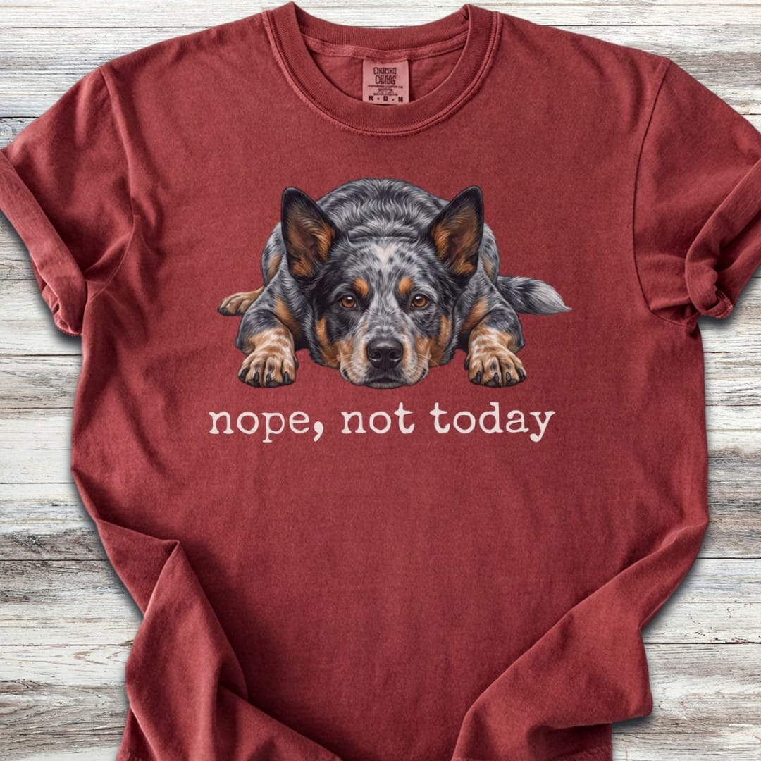 Australian Cattle Dog Blue Heeler Nope T-Shirt