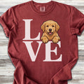 Golden Retriever Puppy Love T-Shirt