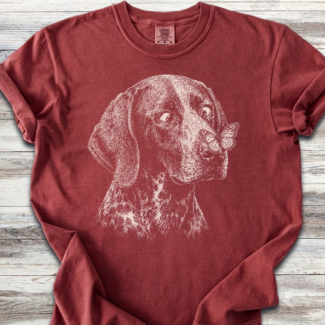 German Shorthaired Pointer Butterfly T-Shirt