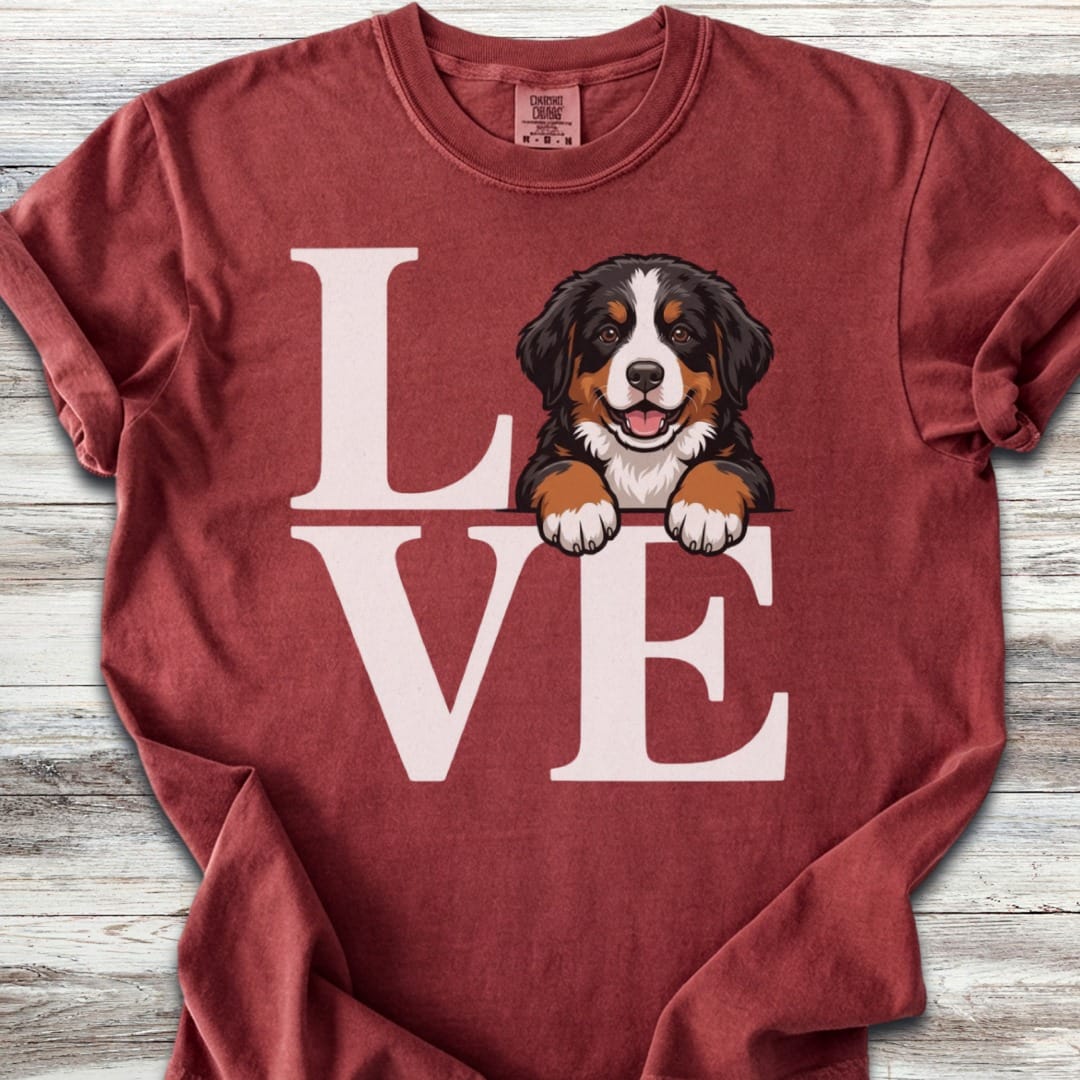 Bernese Mountain Dog Puppy Love T-Shirt