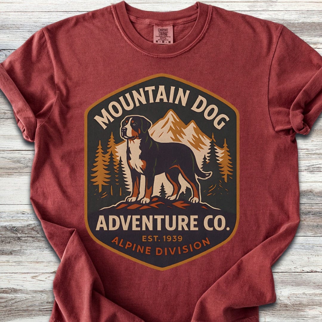 Swiss Mountain Dog Adventure Co T-Shirt