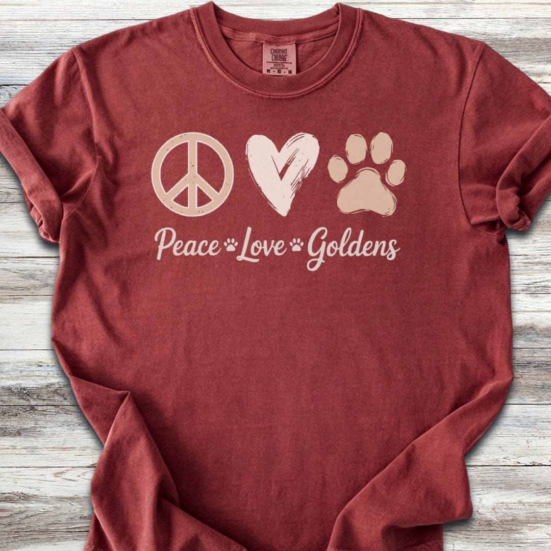 Golden Retriever Peace T-Shirt