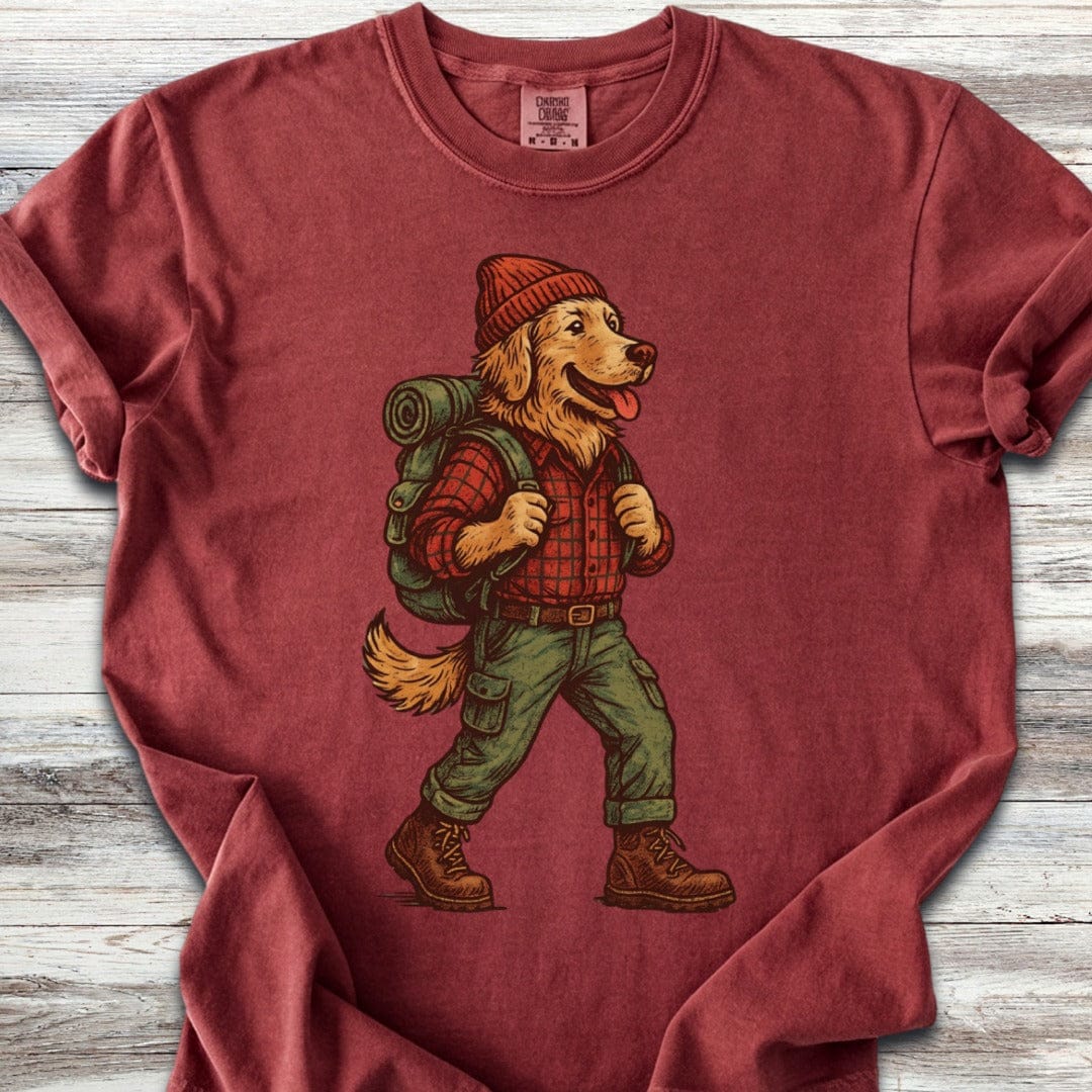 Golden Retriever Hiking T-Shirt