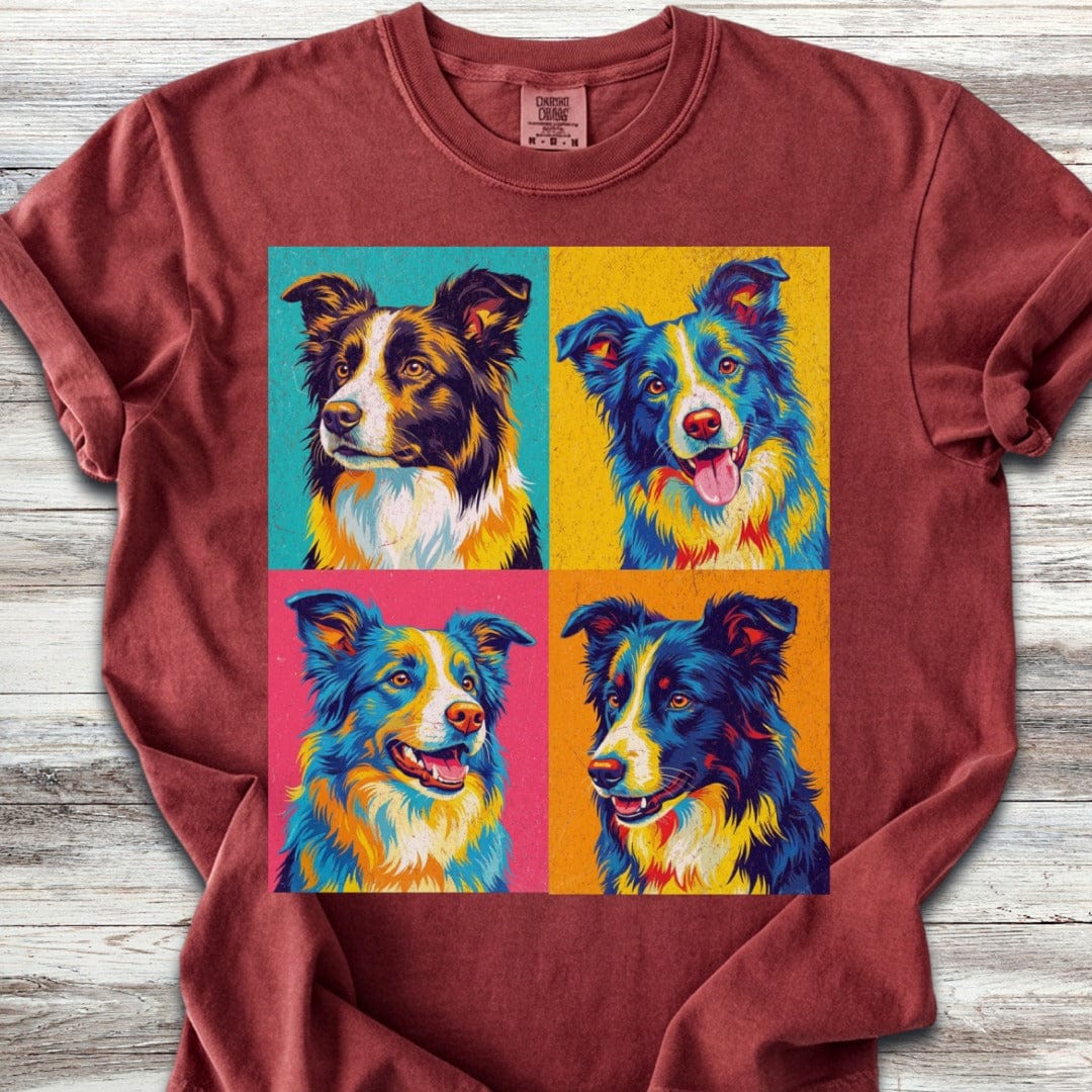 Border Collie Pop Art T-Shirt