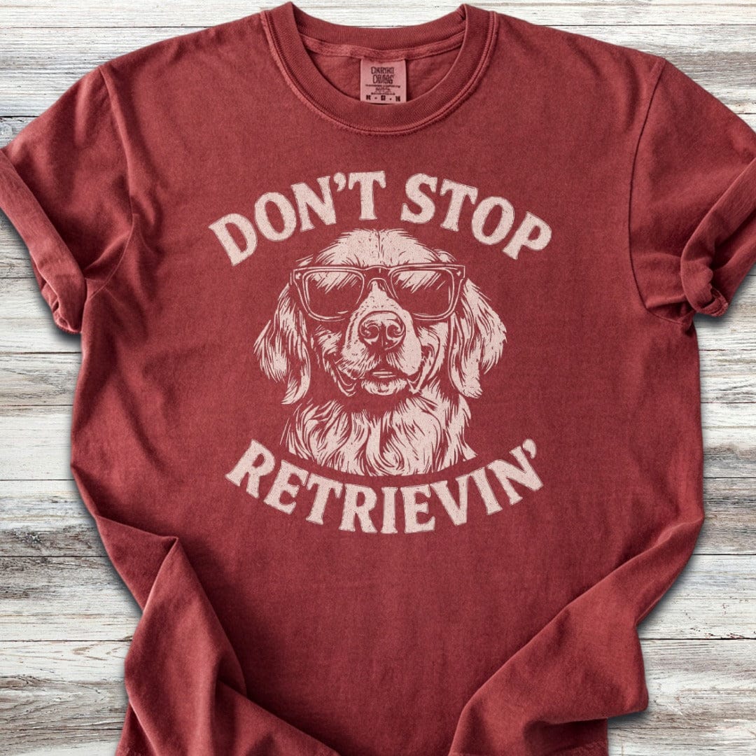 Golden Retriever Don't Stop T-Shirt