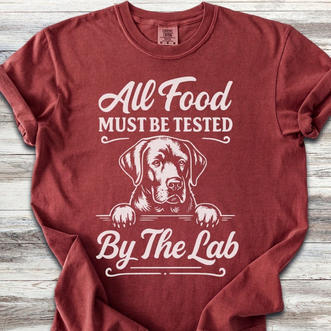 Labrador Retriever Food Test T-Shirt