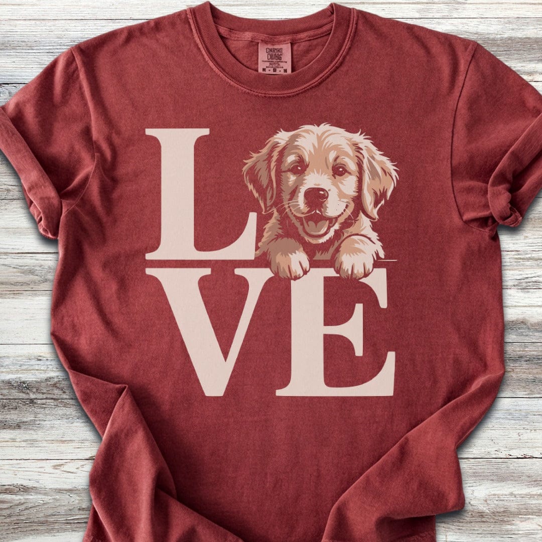 Golden Retriever Puppy Love T-Shirt