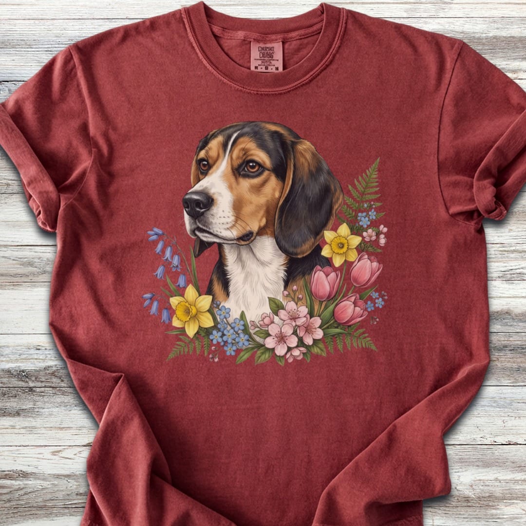 Beagle Spring Portrait T-Shirt