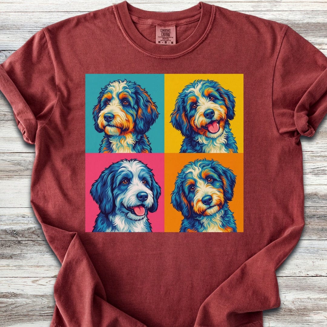 Bernedoodle Pop Art T-Shirt