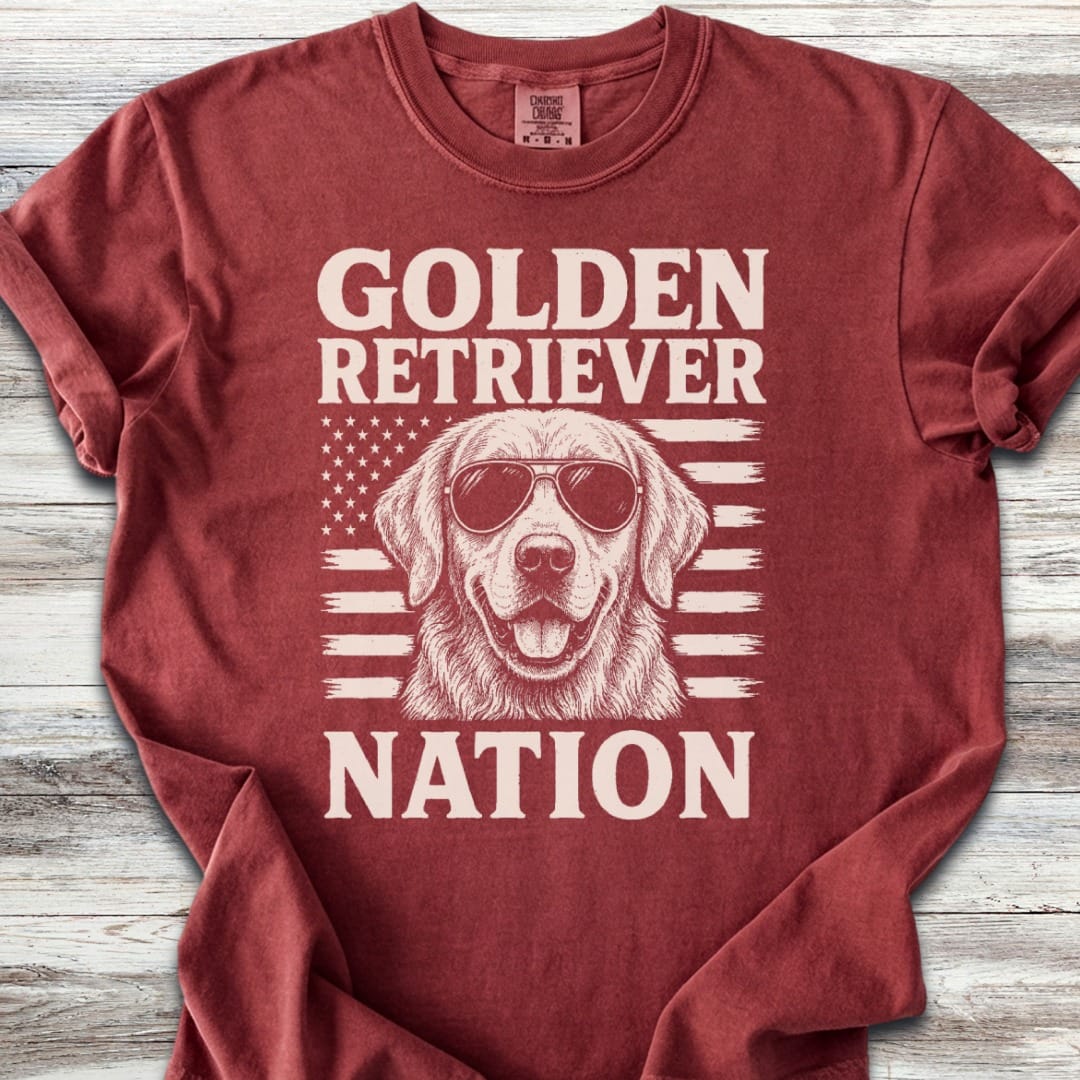 Golden Retriever Nation T-Shirt