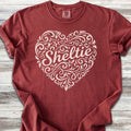 Shetland Sheepdog Heart Script T-Shirt