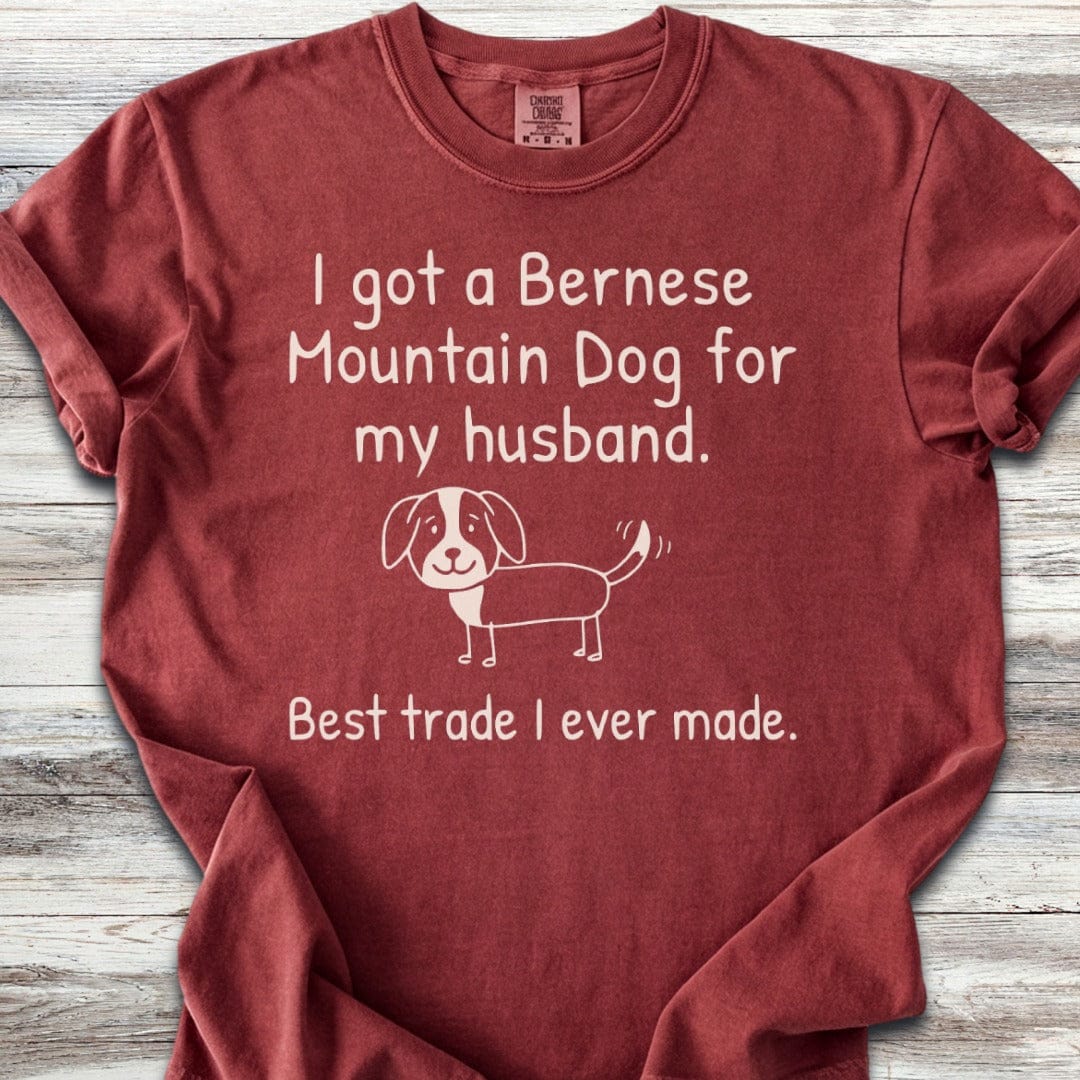 Bernese Mountain Dog 4 Husband T-Shirt