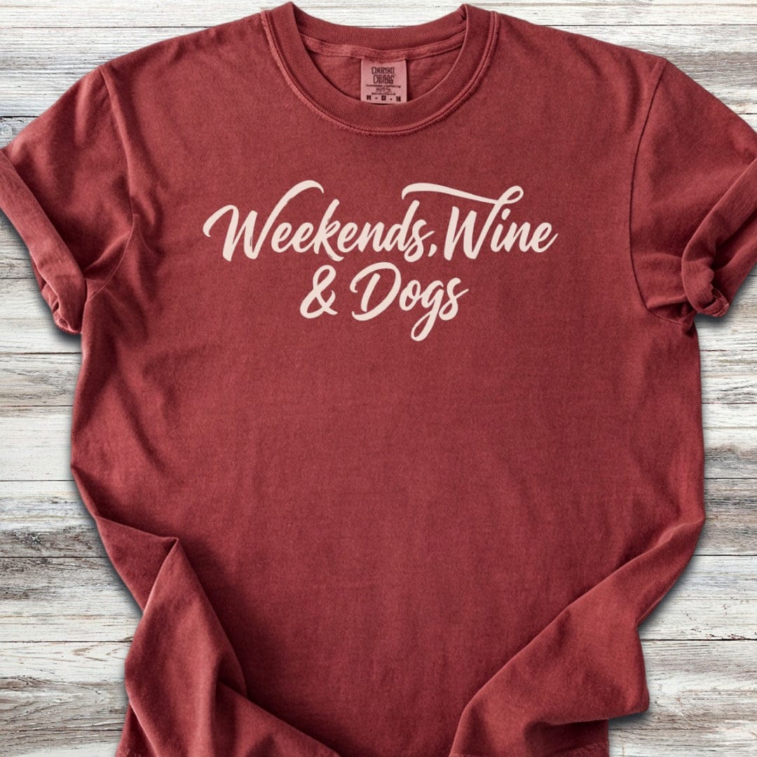 Weekends Wine Dogs T-Shirt