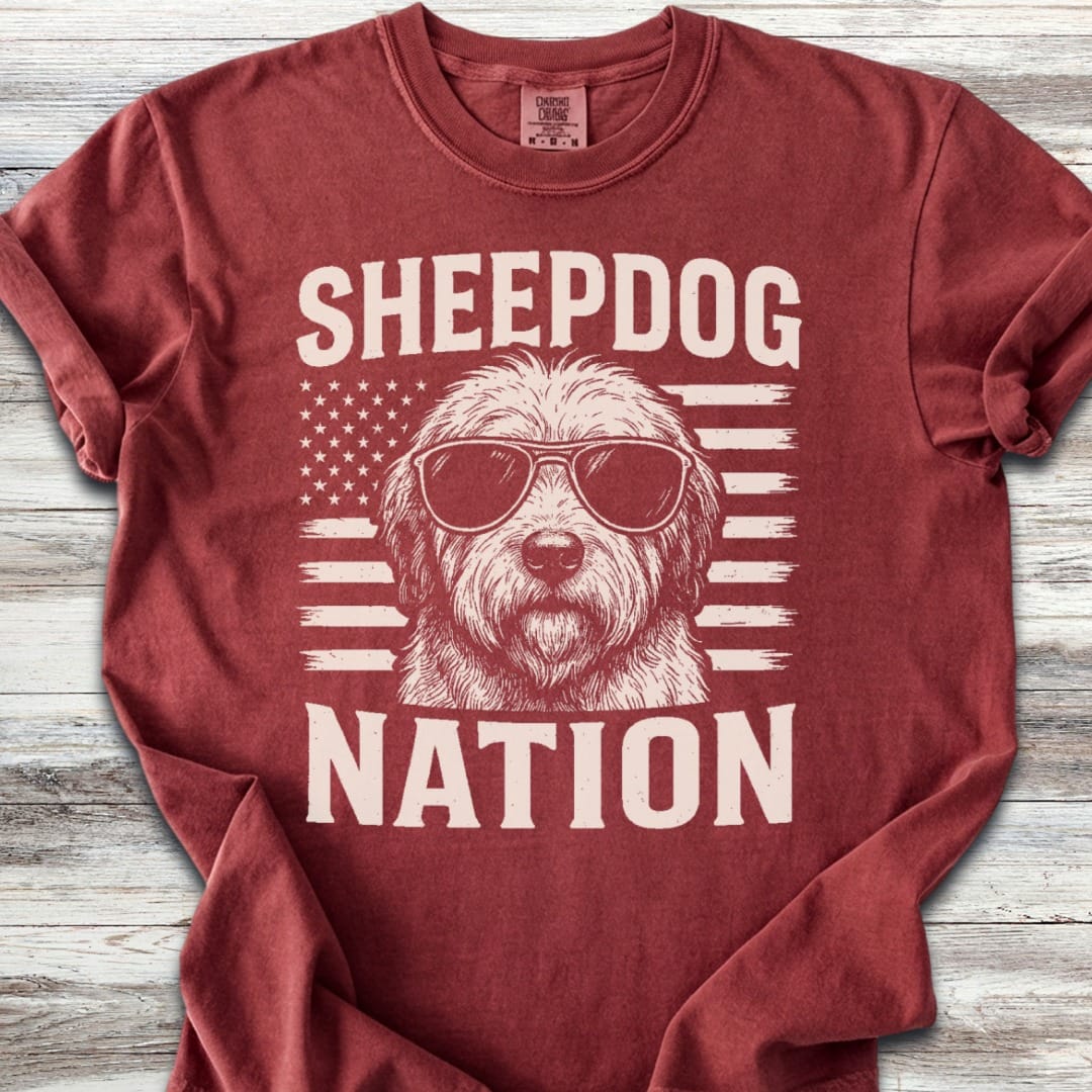 Old English Sheepdog Nation T-Shirt