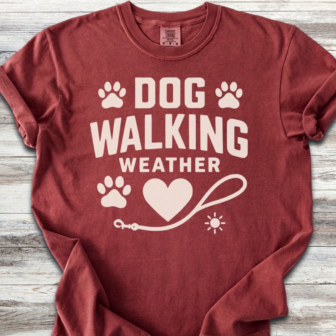 Dog Walking Weather T-Shirt