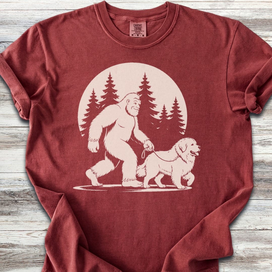 Great Pyrenees Bigfoot T-Shirt