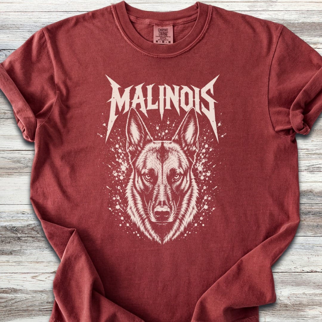 Belgian Malinois Metal T-Shirt