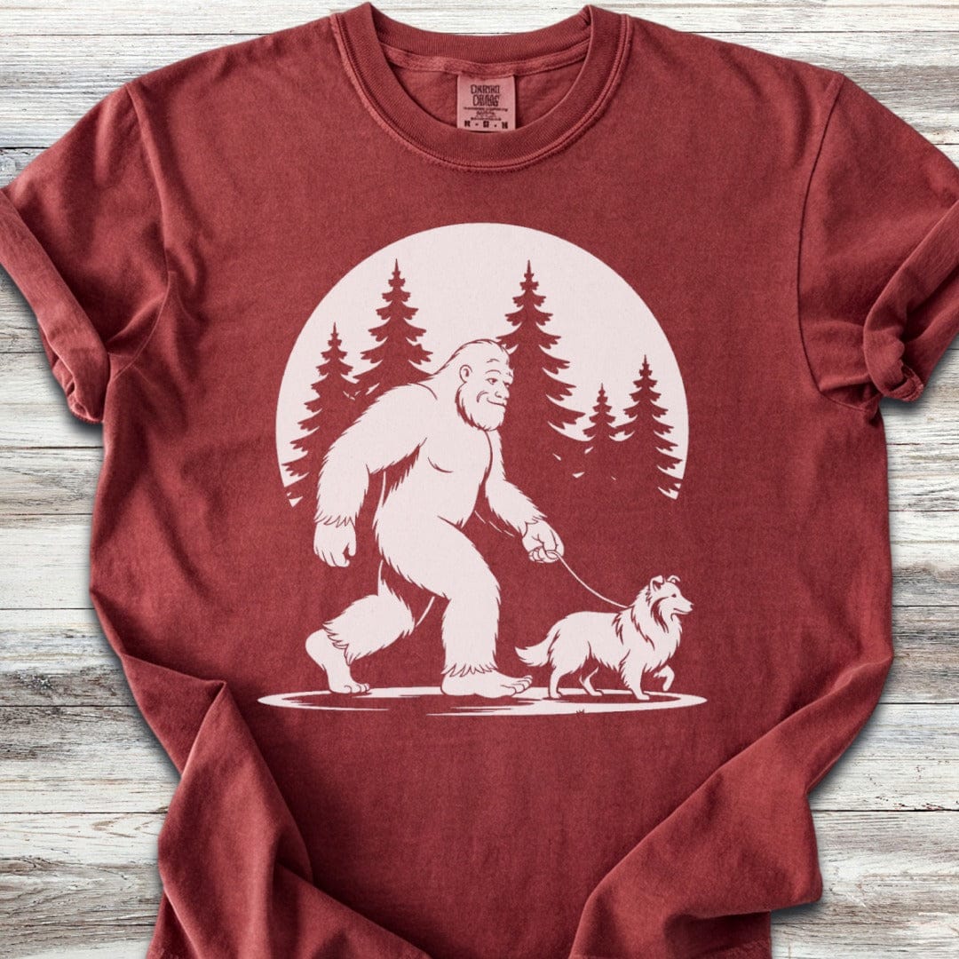 Shetland Sheepdog Bigfoot T-Shirt