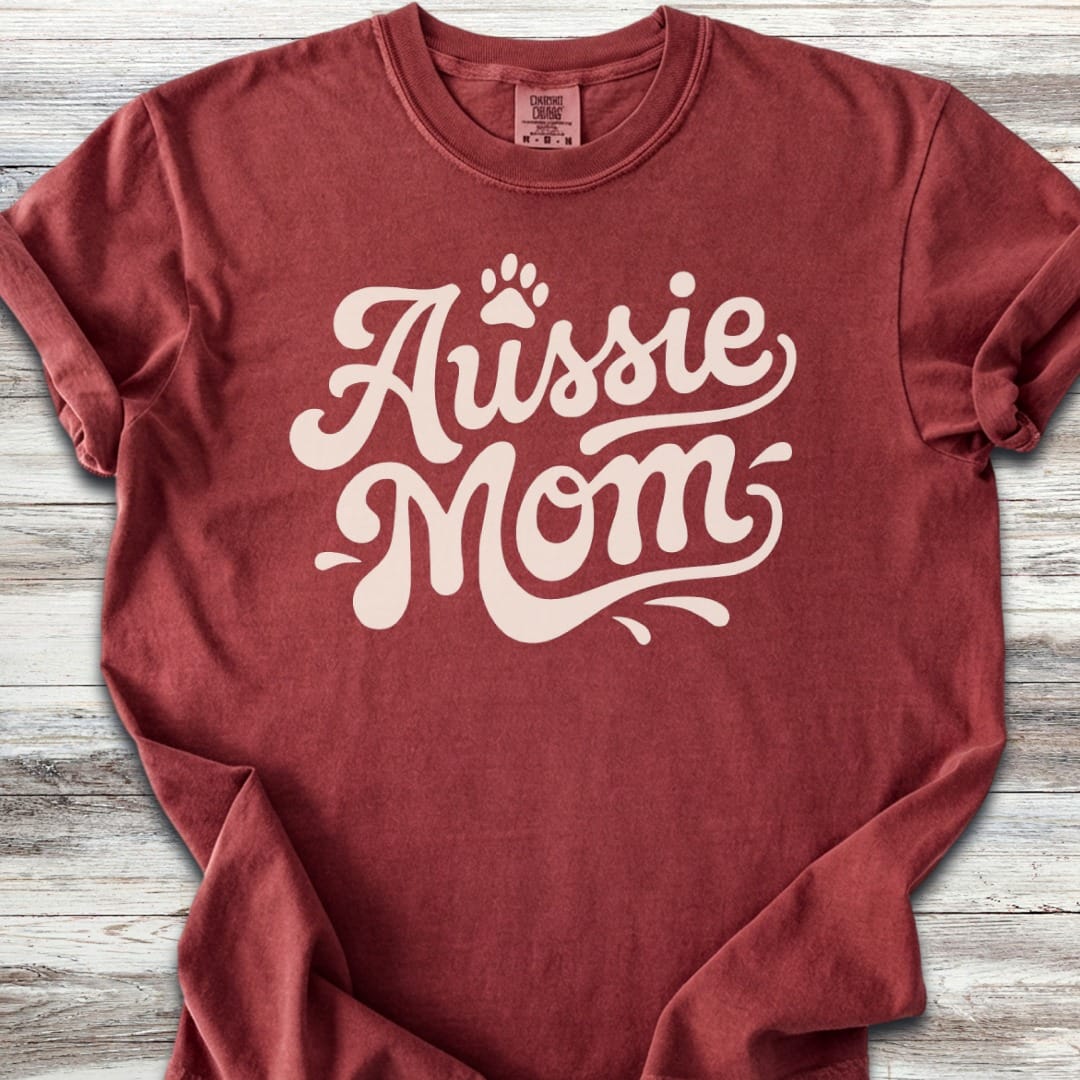 Aussie Groovy Mom T-Shirt