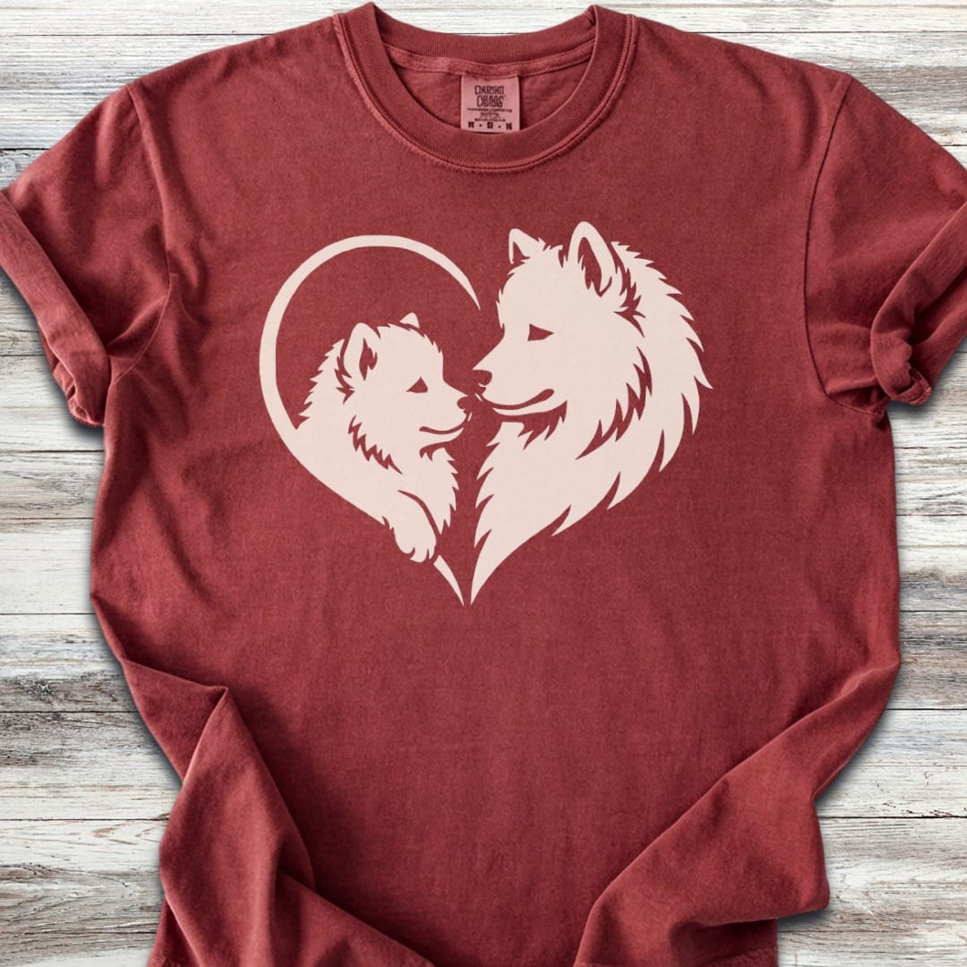 Samoyed Heart Bond T-Shirt
