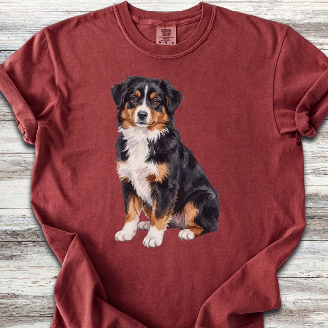 Australian Shepherd Tri Watercolor T-Shirt