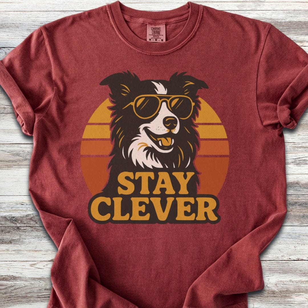 Border Collie Stay Clever T-Shirt