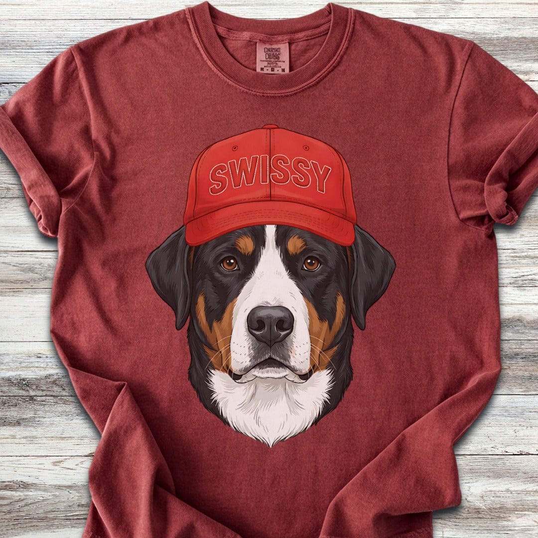 Swiss Mountain Dog Swissy Hat T-Shirt