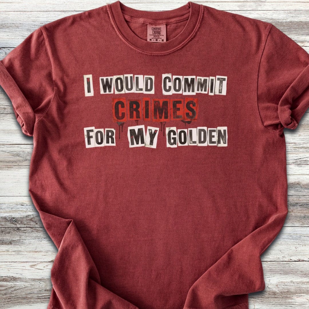 Golden Retriever Crimes T-Shirt