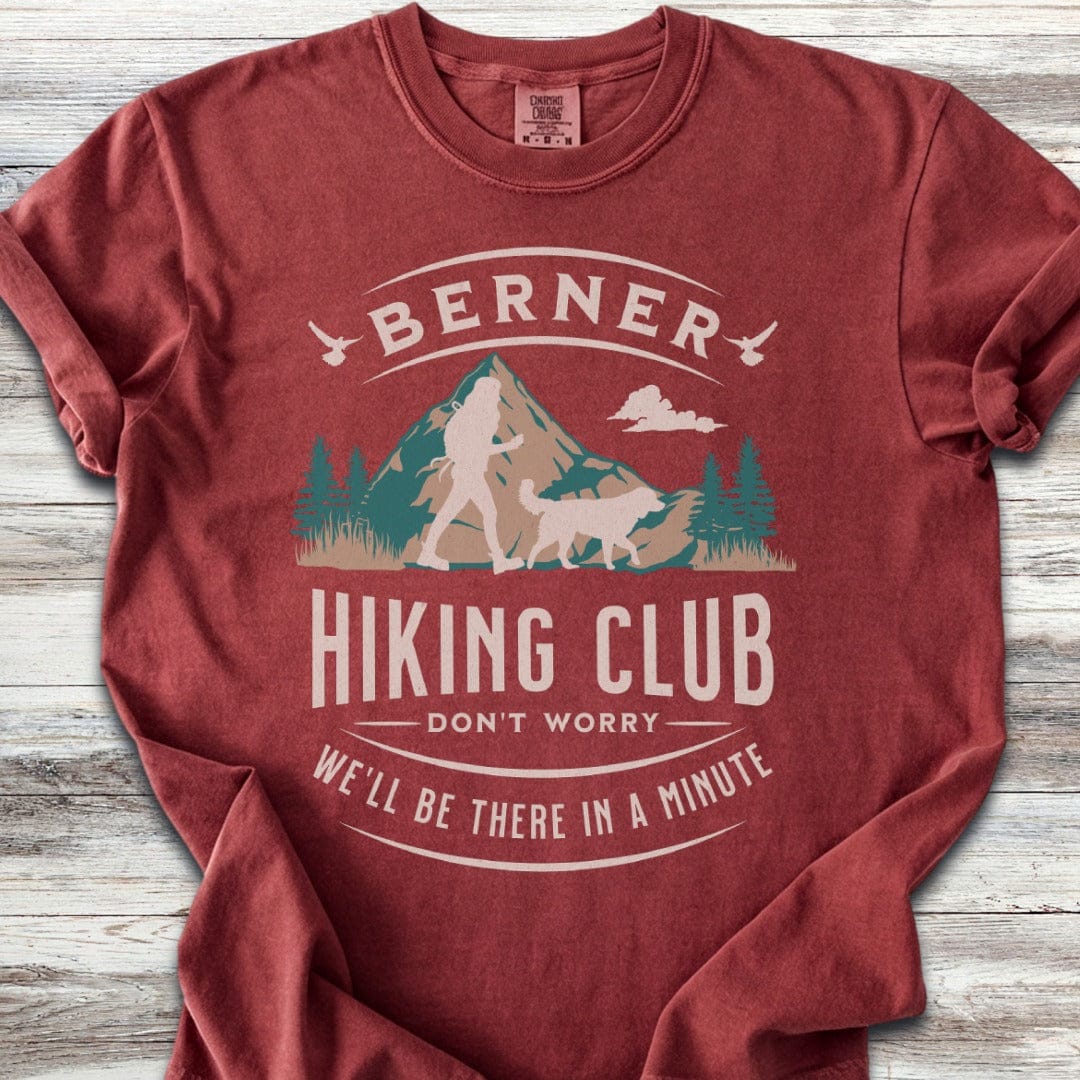 Bernese Mountain Dog Hiking Club T-Shirt