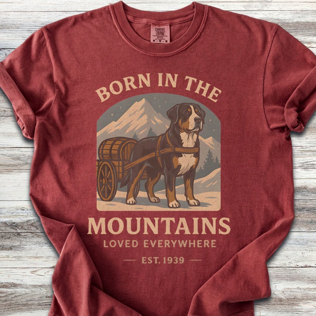 Swiss Mountain Dog Born T-Shirt