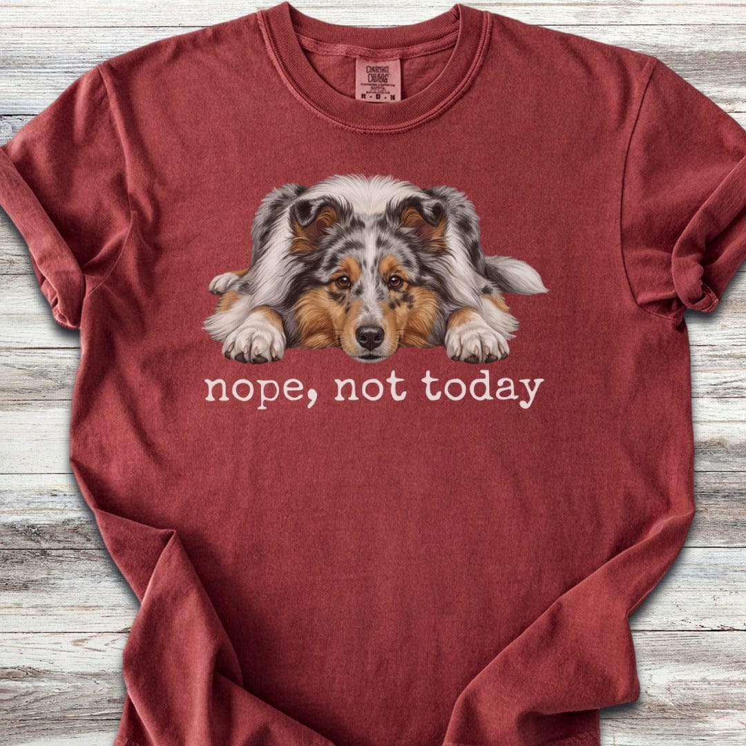 Shetland Sheepdog Blue Merle Nope  T-Shirt