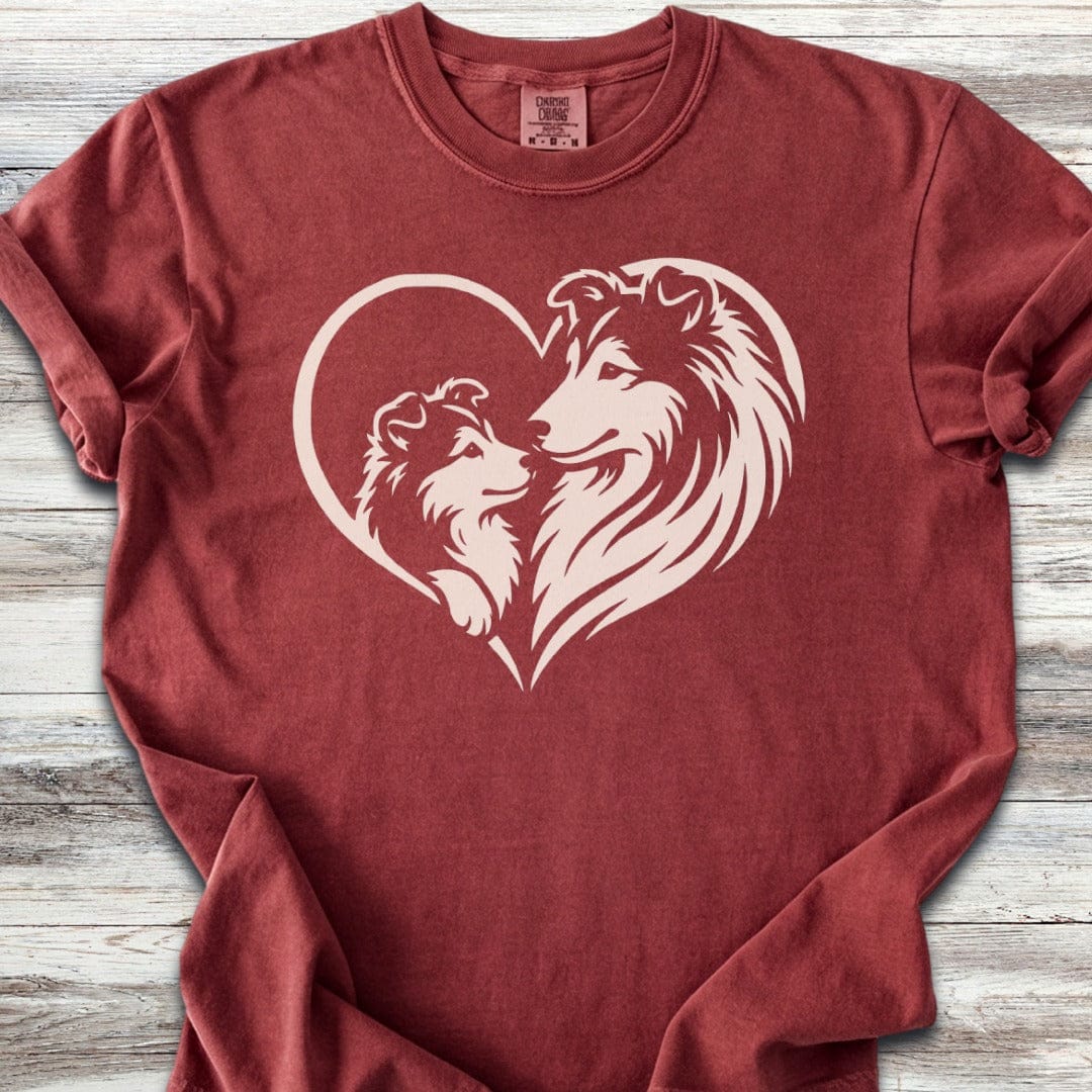 Shetland Sheepdog Heart Bond T-Shirt