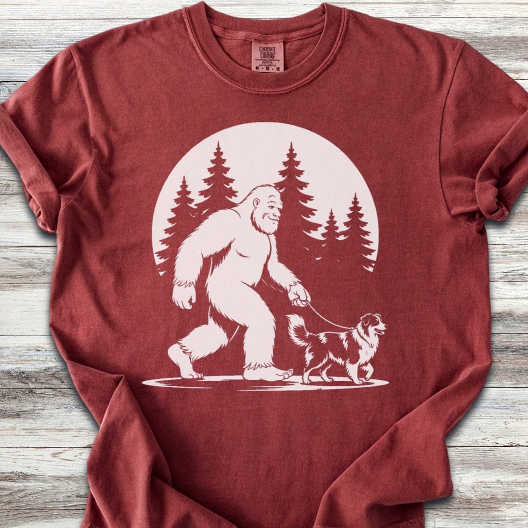 Australian Shepherd Bigfoot T-Shirt