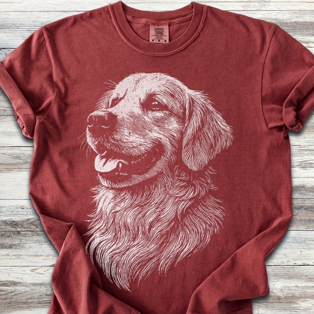 Golden Retriever Sketch T-Shirt