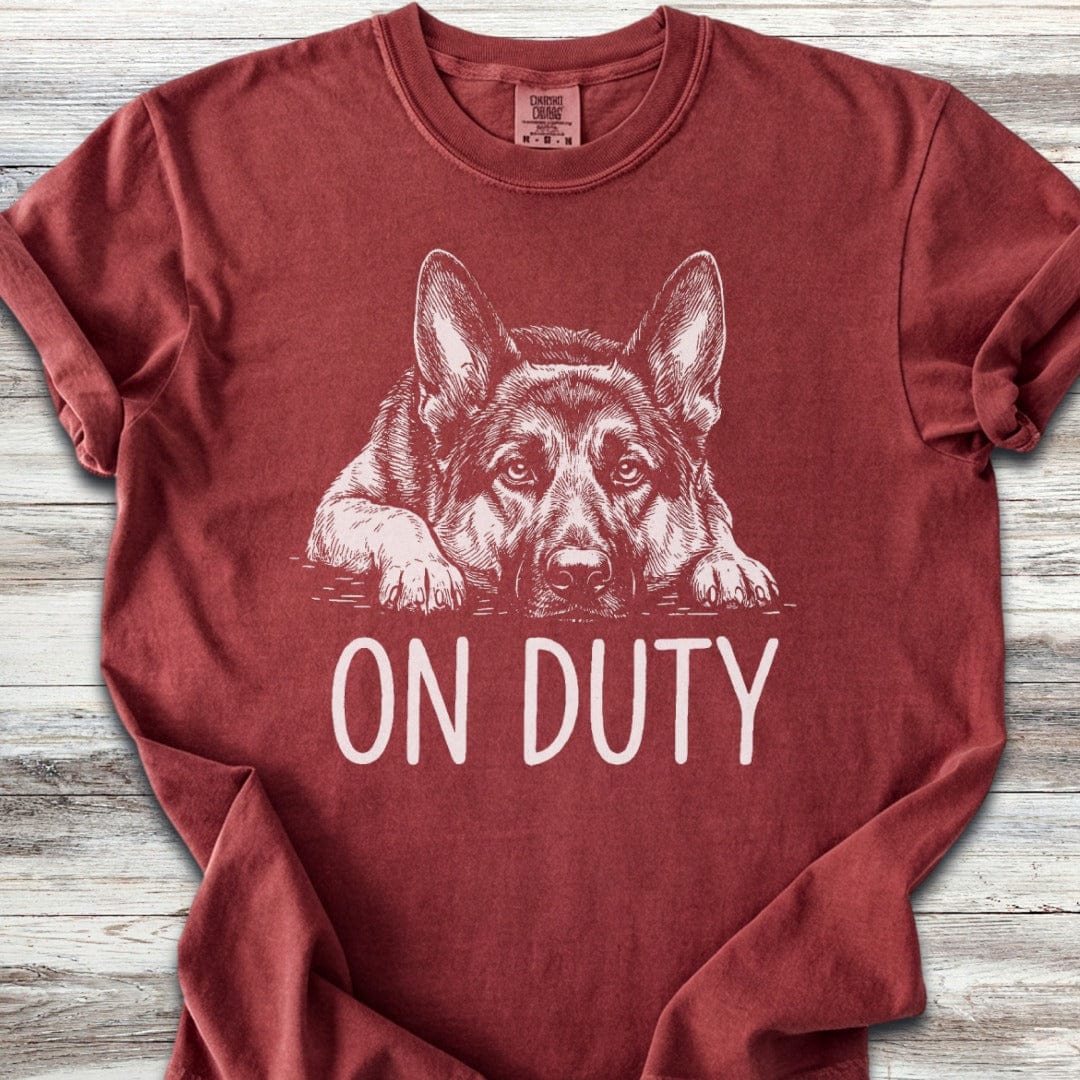 German Shepherd On Duty T-Shirt