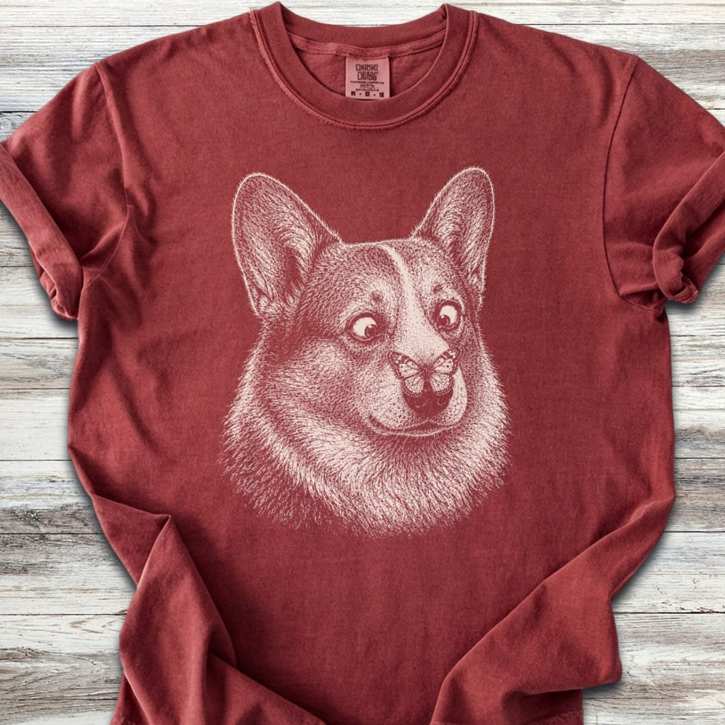 Corgi Butterfly T-Shirt