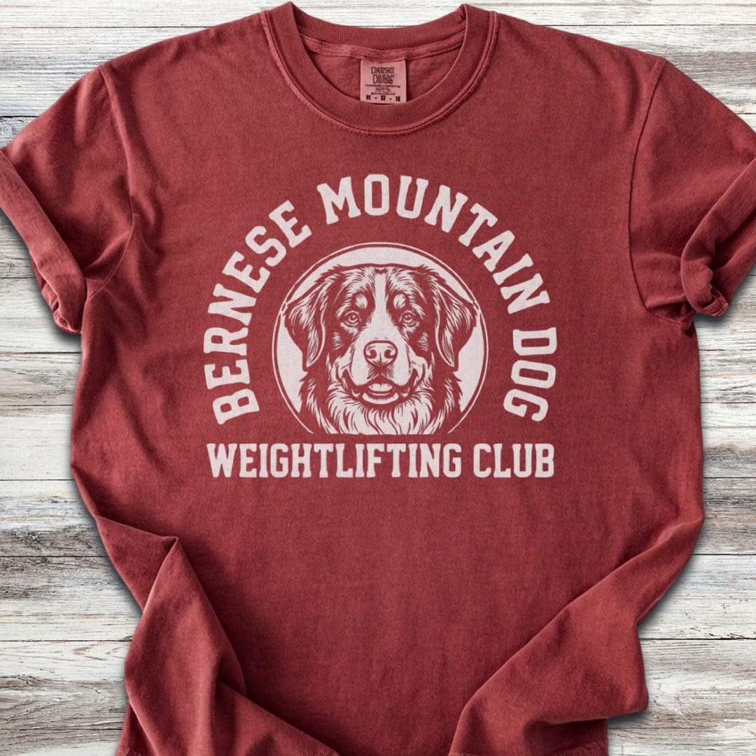 Bernese Mountain Dog Weightlifting T-Shirt