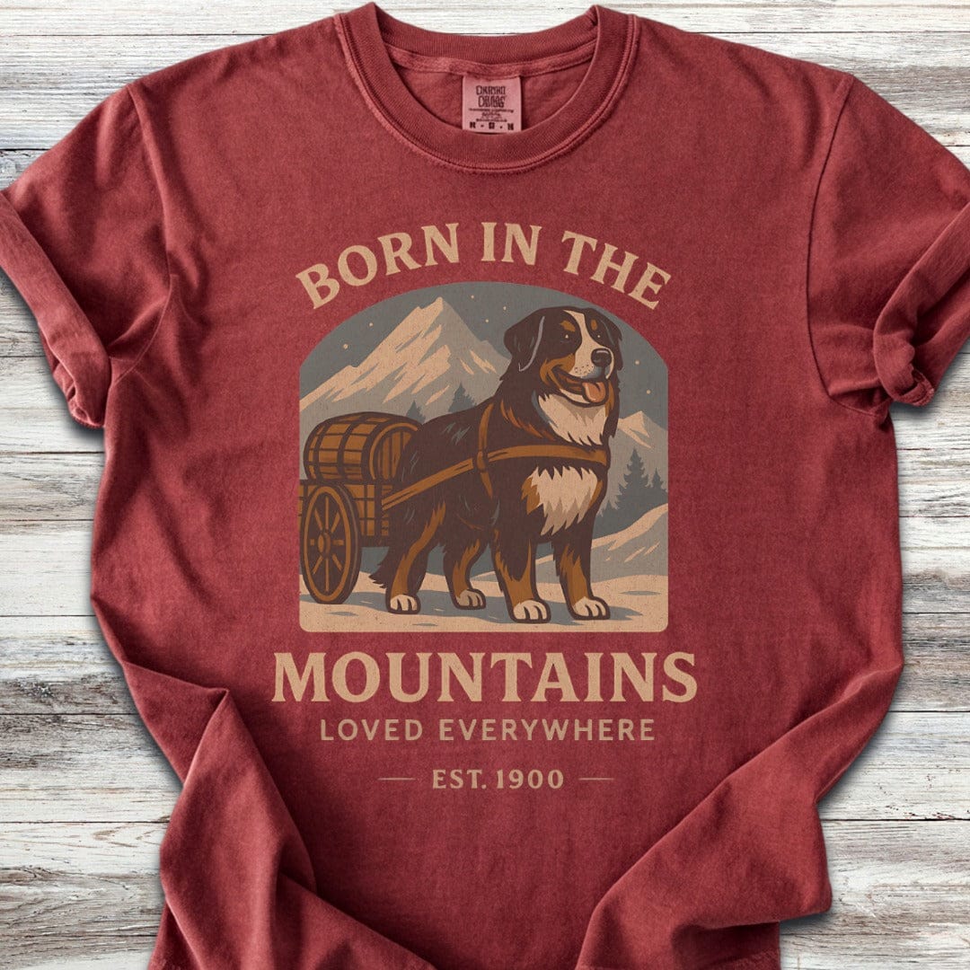 Bernese Mountain Dog Born T-Shirt